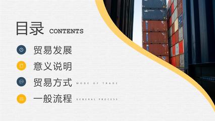物流行业进出口贸易代理流程培训外贸业务流程介绍PPT模板
